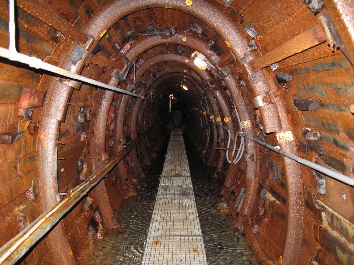 exploratory tunnel