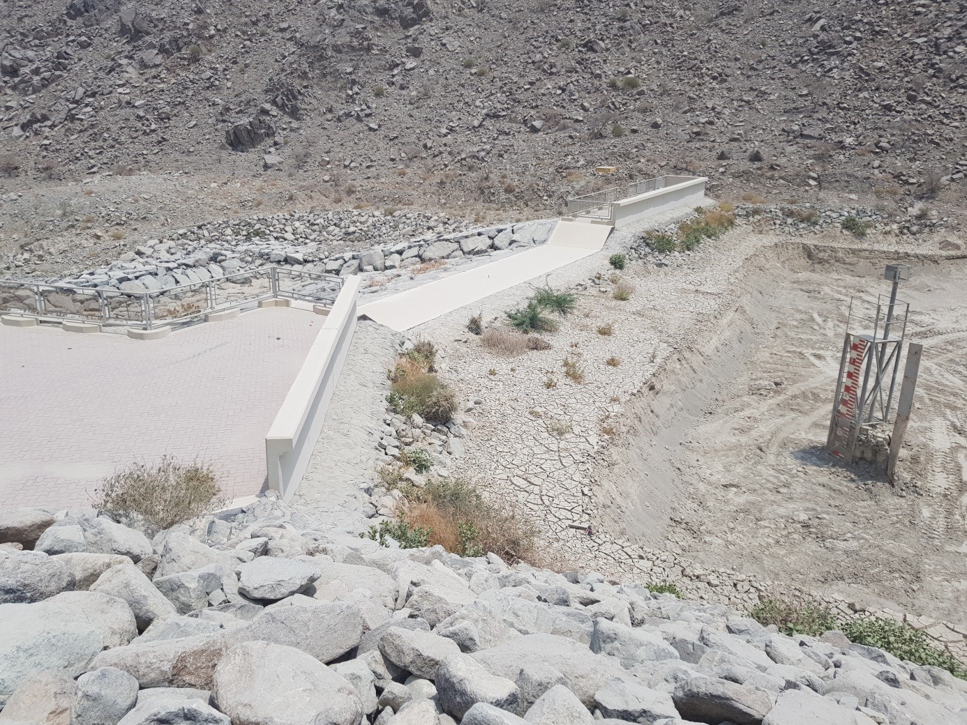 Bewertung von Sedimenttransportraten in den Wadis eines Golfstaates
